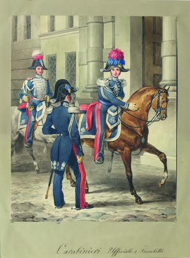 I Carabinieri del Re dalla Collezione della Biblioteca Reale di Torino